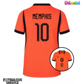 Nizozemsko Memphis Depay #10 Dámské Domácí Dres MS 2026 Krátký Rukáv Nizozemsko Memphis Depay #10 Dámské Domácí Dres MS 2026 Krátký Rukáv